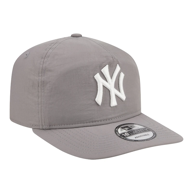 Casquette ajustable New Era grise New York Yankees en nylon 19TWENTY pour homme