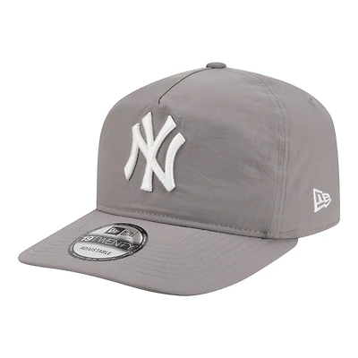 Men's New Era Gray New York Yankees Nylon 19TWENTY Adjustable Hat