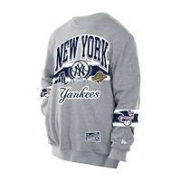Sweat-shirt New Era gris York Yankees Sport Classics pour homme