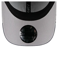 Men's New Era Gray York Yankees Visor Paint Splatter 39THIRTY Flex Hat