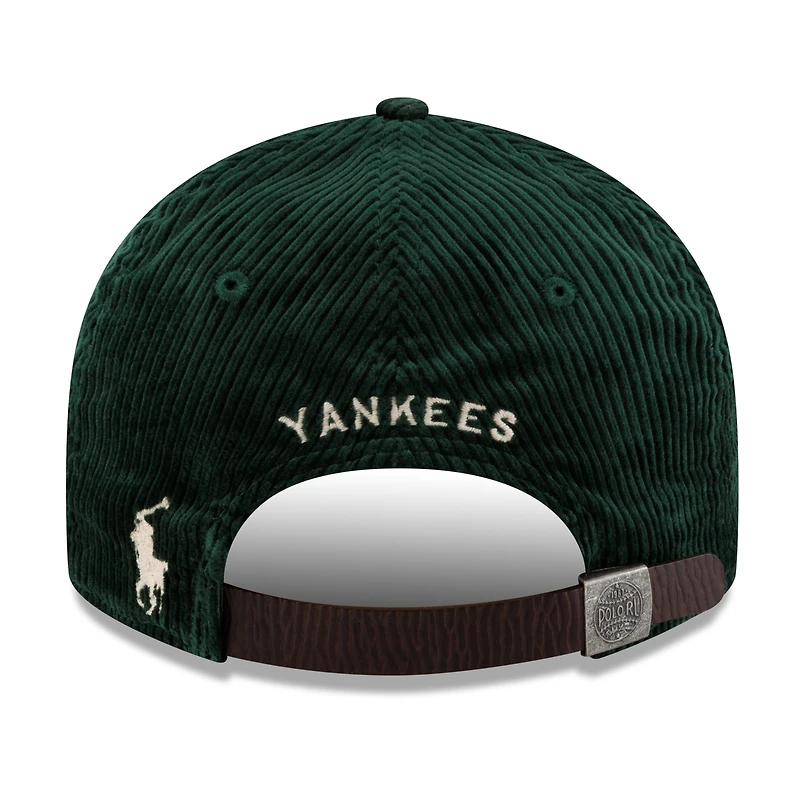Men's New Era  Green New York Yankees Ralph Lauren X MLB Retro Crown 9FIFTY Corduroy Snapback Hat