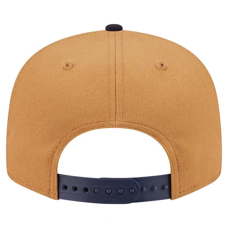 Men's New Era Khaki/Navy New York Yankees Ice Cream 9FIFTY Snapback Hat
