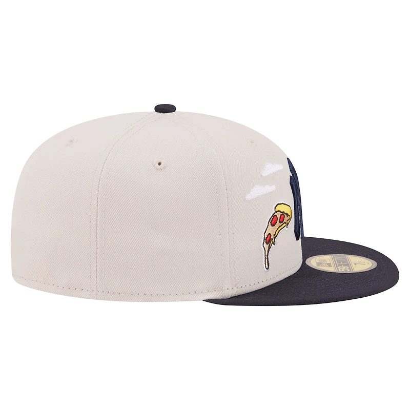 Men's New Era  Khaki York Yankees City Icon 59FIFTY Fitted Hat