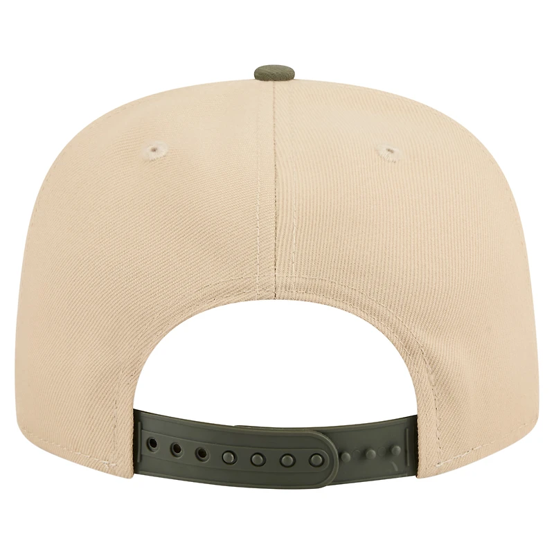 Men's New Era  Light Beige/Olive New York Yankees Color Pack A-Frame 9FIFTY Snapback Hat