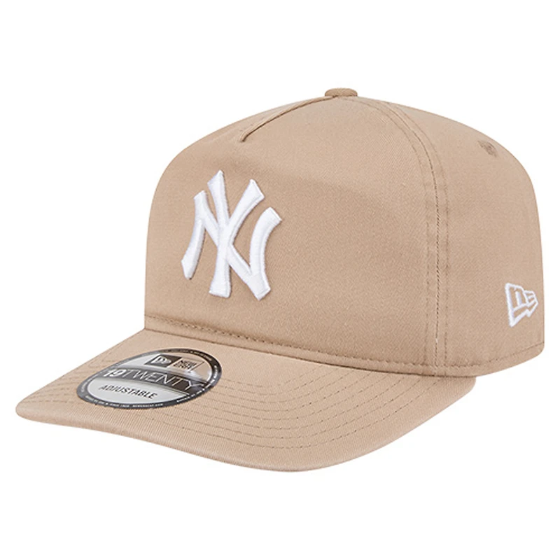 Casquette ajustable New Era beige clair New York Yankees Cam 19TWENTY pour homme