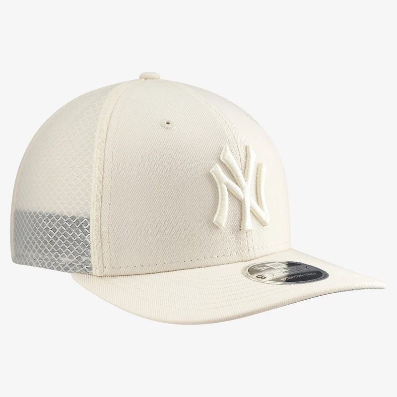 Casquette trucker ajustable New Era COOLERA 9SEVENTY beige clair pour homme
