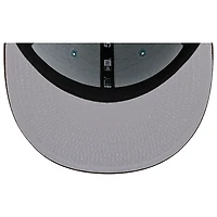 Casquette ajustée 59FIFTY New York Yankees 1999 World Series Beach Kiss Era pour homme, bleu clair/marron