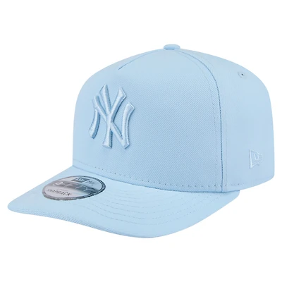 Men's New Era Light Blue New York Yankees Color Pack A-Frame 9FIFTY Snapback Hat