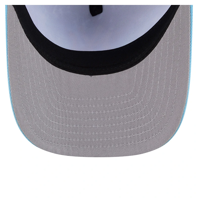 Casquette snapback New Era bleu clair New York Yankees Deep Water Pre-Curved 9FIFTY pour homme