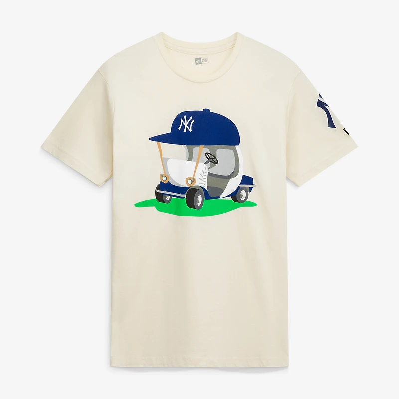 Men's New Era Natural York Yankees Golf Mascot T-Shirt