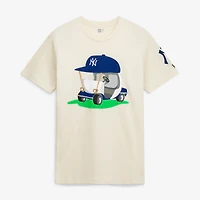 Men's New Era  Natural York Yankees Golf Mascot T-Shirt