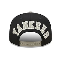 Casquette New Era bleu marine/gris New York Yankees Flawless 9FIFTY Snapback pour homme