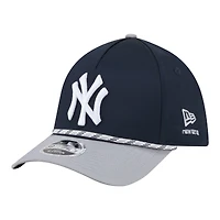 Men's New Era Navy/Gray York Yankees Rope M-Crown A-Frame 39THIRTY Flex Hat