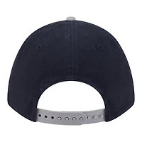 Casquette ajustable New Era 9FORTY M-Crown bleu marine/gris pour homme, aux couleurs des Yankees de New York.