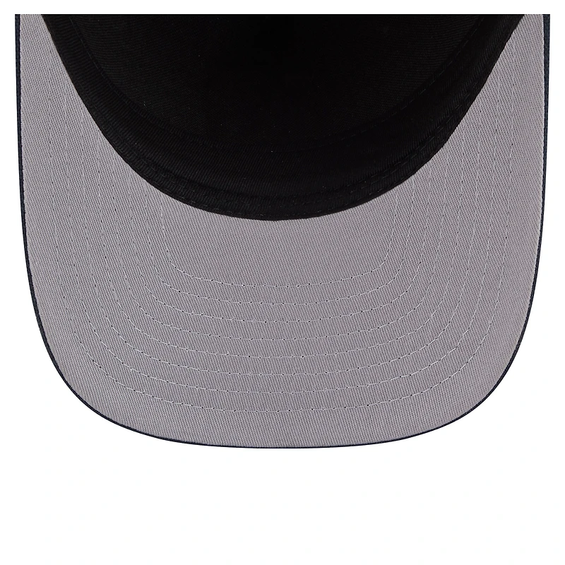 Men's New Era Navy/Natural New York Yankees Grained 9FIFTY A-Frame Trucker Adjustable Hat