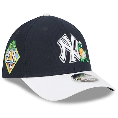 Men's New Era  Navy/White York Yankees 2026 Spring Training M-Crown 39THIRTY Flex Hat