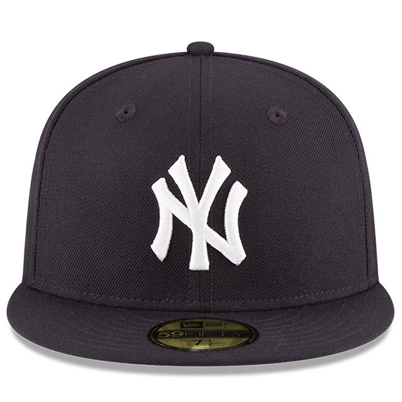 Casquette ajustée 59FIFTY New York Yankees World Series en laine pour homme Era bleu marine