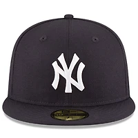 Casquette ajustée 59FIFTY New York Yankees World Series en laine pour homme Era bleu marine