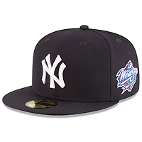 Men's New Era Navy York Yankees 1998 World Series Wool 59FIFTY Fitted Hat