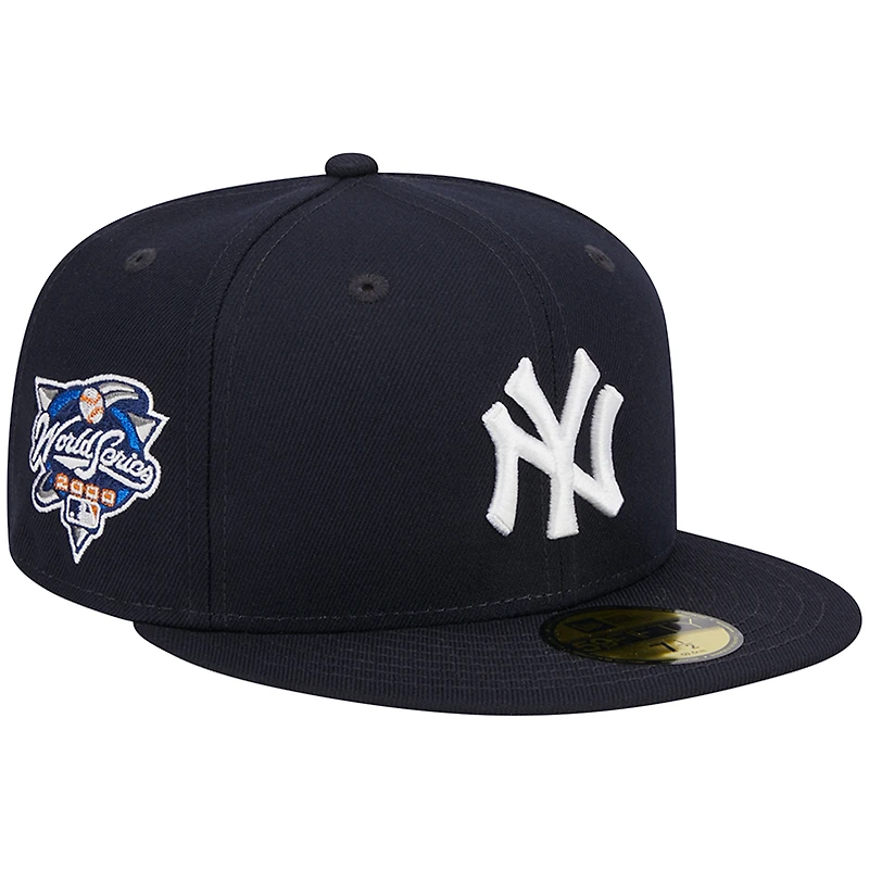 Men's New Era Navy York Yankees  2000 World Series Team Color 59FIFTY Fitted Hat