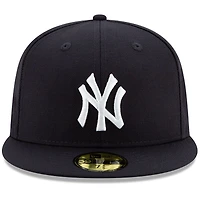 Men's New Era Navy York Yankees 2000 World Series Wool 59FIFTY Team Fitted Hat