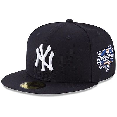 Men's New Era Navy York Yankees 2000 World Series Wool 59FIFTY Team Fitted Hat