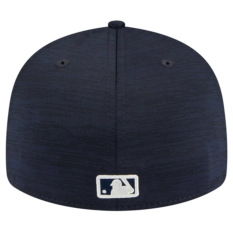 Men's New Era  Navy York Yankees 2024 MLB Clubhouse Low Profile 59FIFTY Fitted Hat