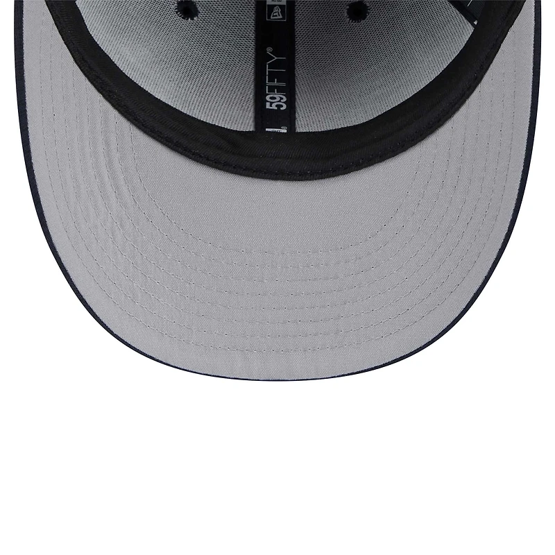 Men's New Era  Navy York Yankees 2024 MLB Clubhouse Low Profile 59FIFTY Fitted Hat