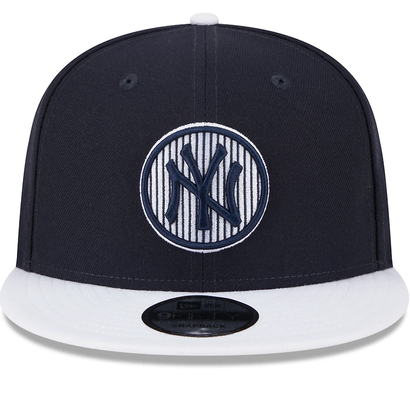 Men's New Era  Navy New York Yankees 2025 Batting Practice 9FIFTY Snapback Hat