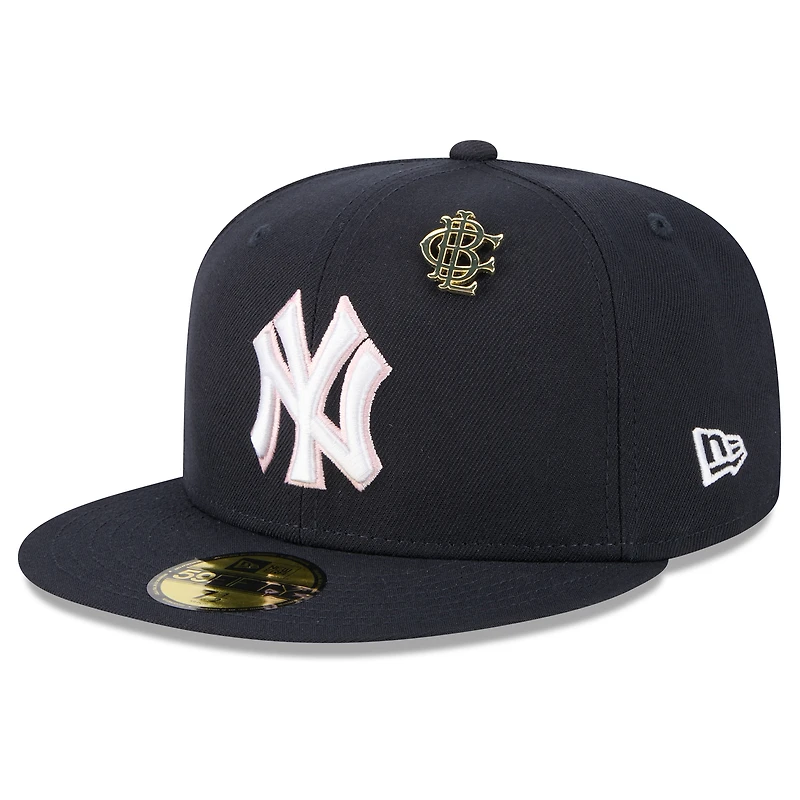 Casquette ajustée New Era 59FIFTY bleu marine York Yankees 2025 Big League Chew pour homme