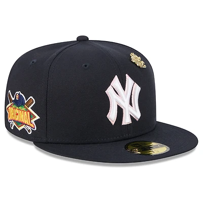 Casquette ajustée New Era 59FIFTY bleu marine York Yankees 2025 Big League Chew pour homme