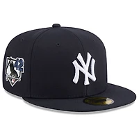 Casquette ajustée New Era bleu marine pour homme, York Yankees 2026, Journée Jackie Robinson, référence 59FIFTY