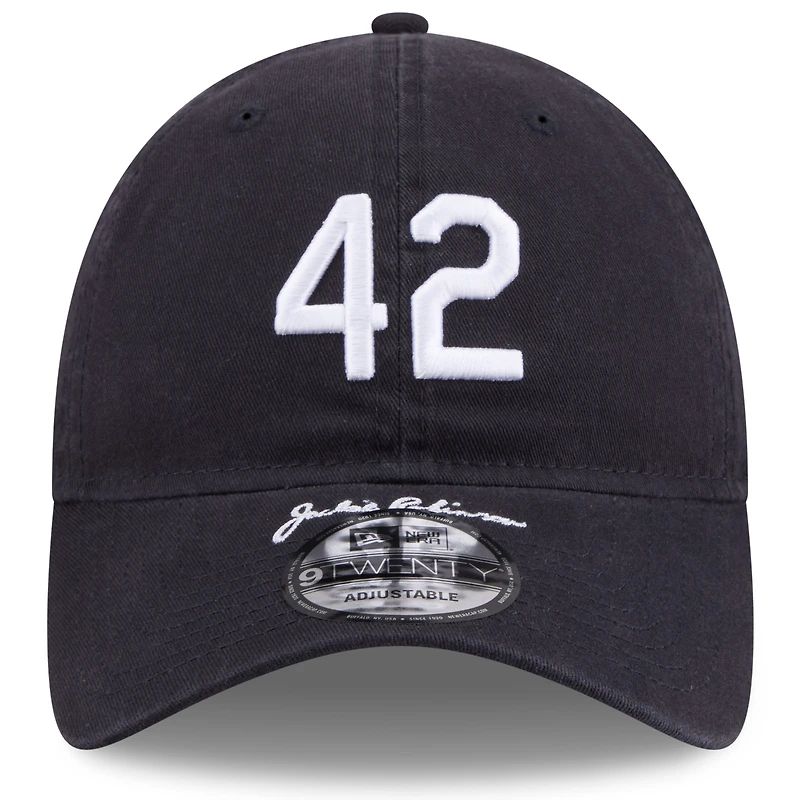 Casquette ajustable New Era bleu marine New York Yankees 2026 Jackie Robinson Day 9TWENTY pour homme