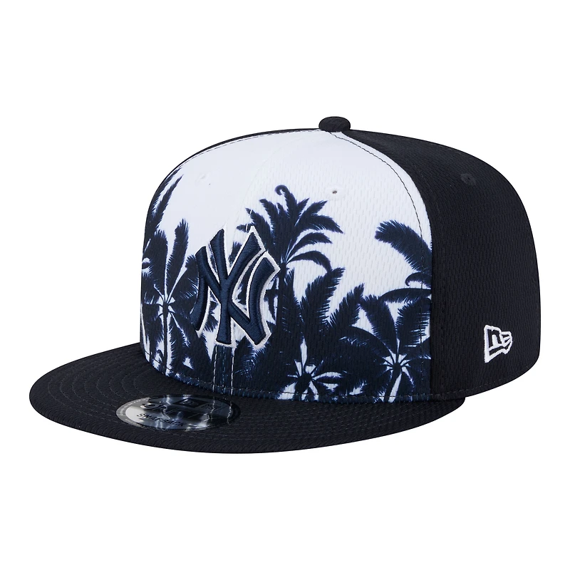 Casquette snapback New Era bleu marine New York Yankees 2026 Spring Training Fan Pack Grow 9FIFTY pour homme