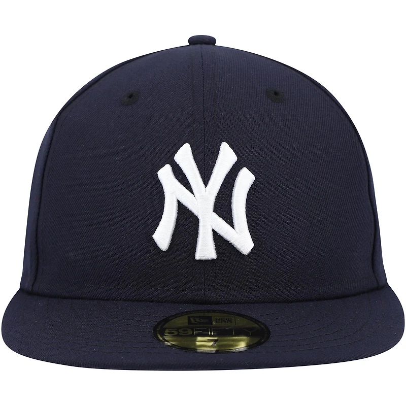 Casquette ajustée 59FIFTY avec écusson latéral New York Yankees 11 Era pour homme, bleu marine