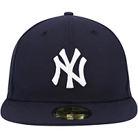 Casquette ajustée 59FIFTY avec écusson latéral New York Yankees 11 Era pour homme, bleu marine