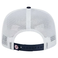 Casquette snapback New Era 9FIFTY A-Frame Trucker bleu marine pour homme des Yankees de New York