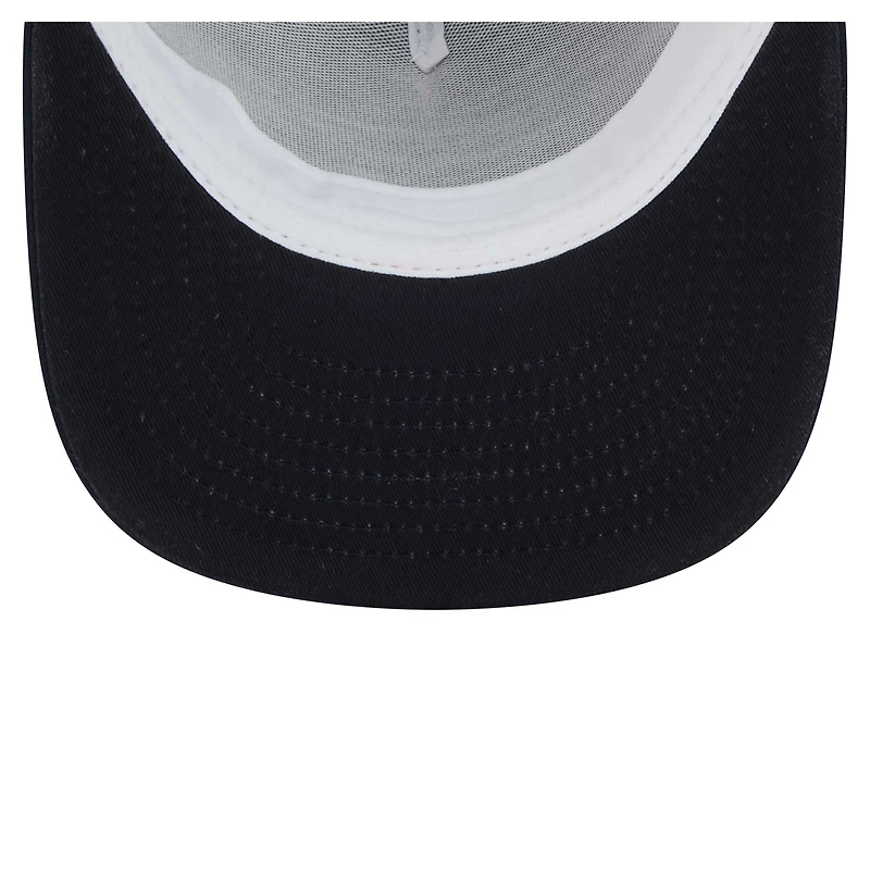Casquette snapback New Era 9FIFTY A-Frame Trucker bleu marine pour homme des Yankees de New York