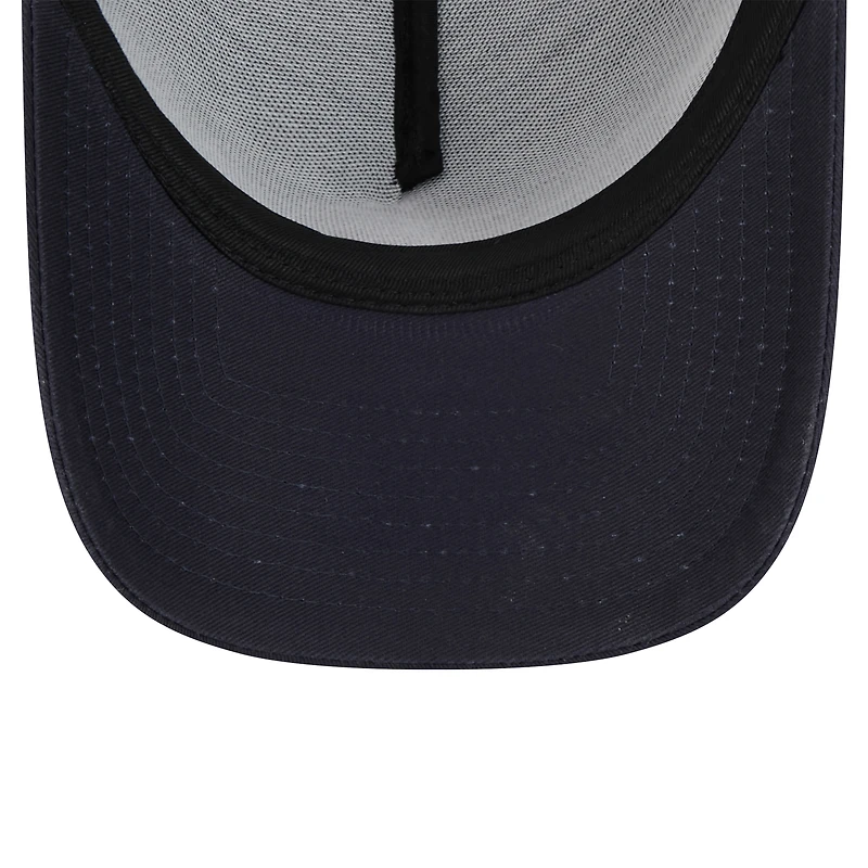 Men's New Era Navy New York Yankees 9FORTY A-Frame Trucker Adjustable Hat