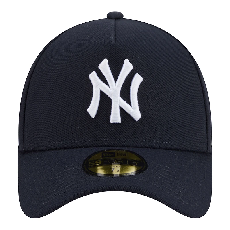 Men's New Era Navy York Yankees A-Frame 59FORTY Fitted Hat