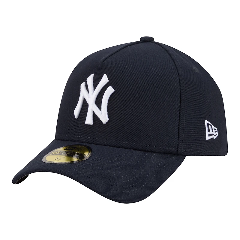 Men's New Era Navy York Yankees A-Frame 59FORTY Fitted Hat