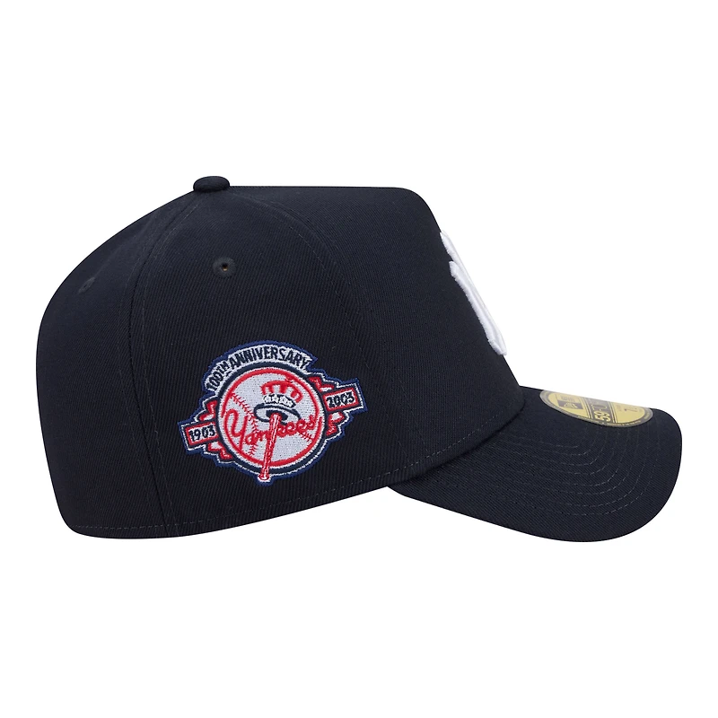 Men's New Era Navy York Yankees A-Frame 59FORTY Fitted Hat