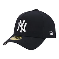 Men's New Era  Navy York Yankees A-Frame 59FORTY Fitted Hat