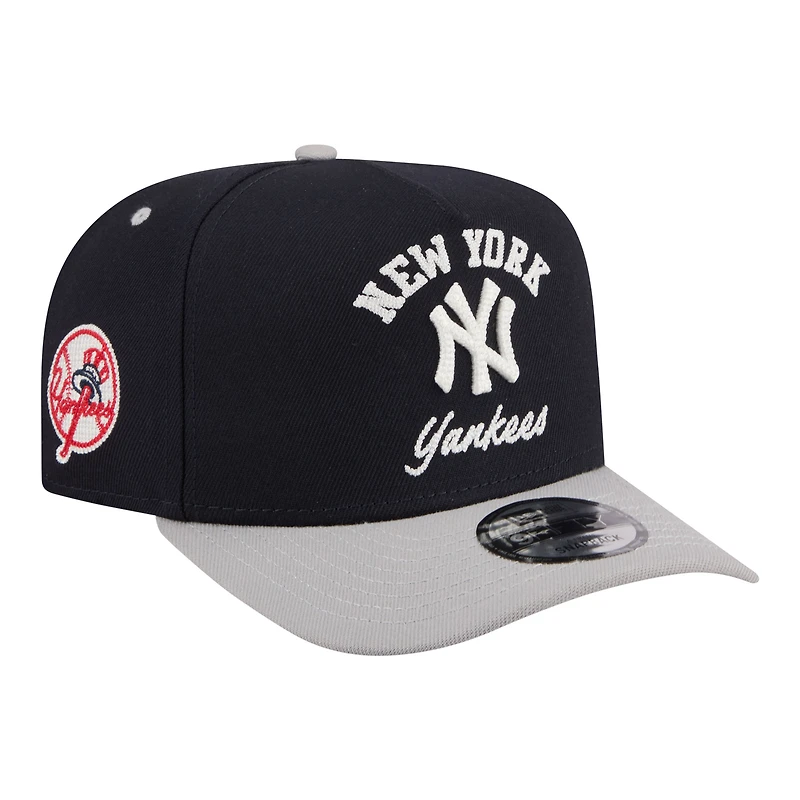 Casquette ajustable New Era 9FIFTY bleu marine New York Yankees pour homme