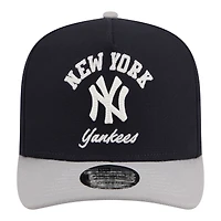 Men's New Era  Navy New York Yankees Arched A-Frame 9FIFTY Adjustable Hat