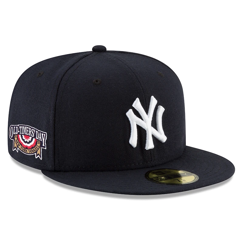 Men's New Era Navy York Yankees Authentic Collection 2026 Old-Timers' Day 59FIFTY Fitted Hat