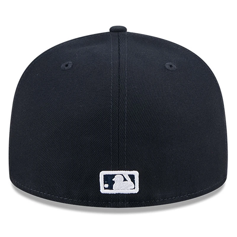 Casquette ajustée 59FIFTY bleu marine New Era pour homme, style Temple de la renommée du baseball des Yankees York