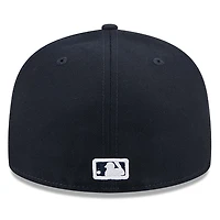 Casquette ajustée 59FIFTY bleu marine New Era pour homme, style Temple de la renommée du baseball des Yankees York