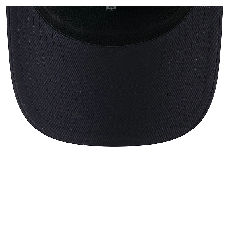 Men's New Era Navy New York Yankees Circle Patch 9SEVENTY Stretch-Snap Hat