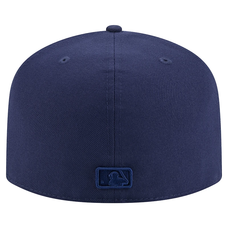 Men's New Era Navy York Yankees Color Pack A-Frame 59FIFTY Fitted Hat